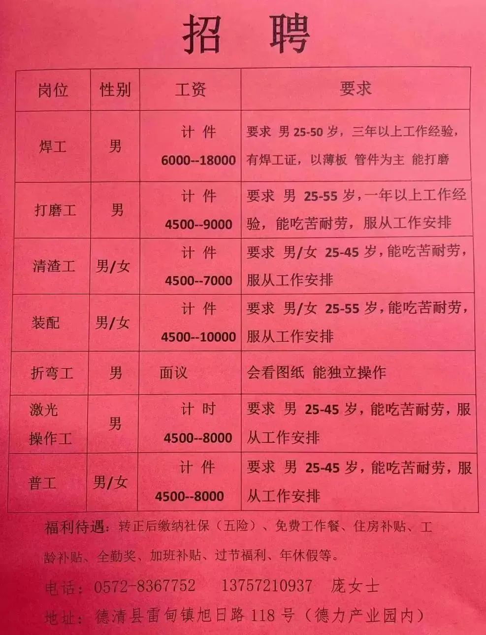 济南普工最新招聘，岗位详情与申请指南